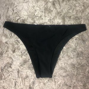 Aerie Black Cheekier Bikini Bottom